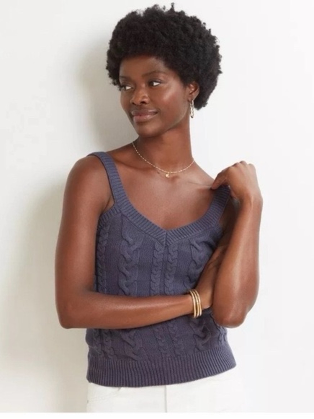 Evereve | Tops | Everveve Maeve Cable
Knit Tank